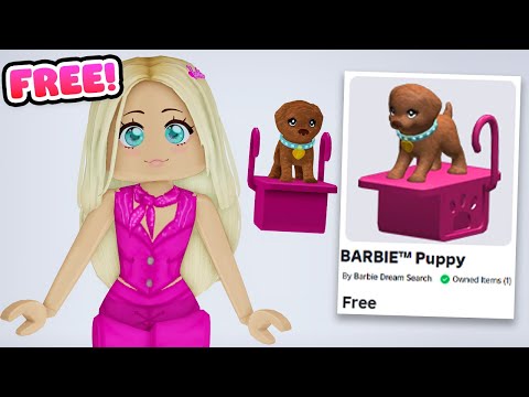 GET a *FREE* BARBIE PUPPY UGC NOW! SO CUTE 😍 ROBLOX 2025