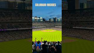 Game Time…Colorado Rockies
