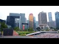 Far east finance centre rooftop advertising sign by victoria harbour hong kong