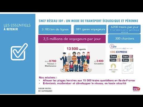 Rejoindre SNCF Réseau Île-de-France : forum virtuel de l'alternance