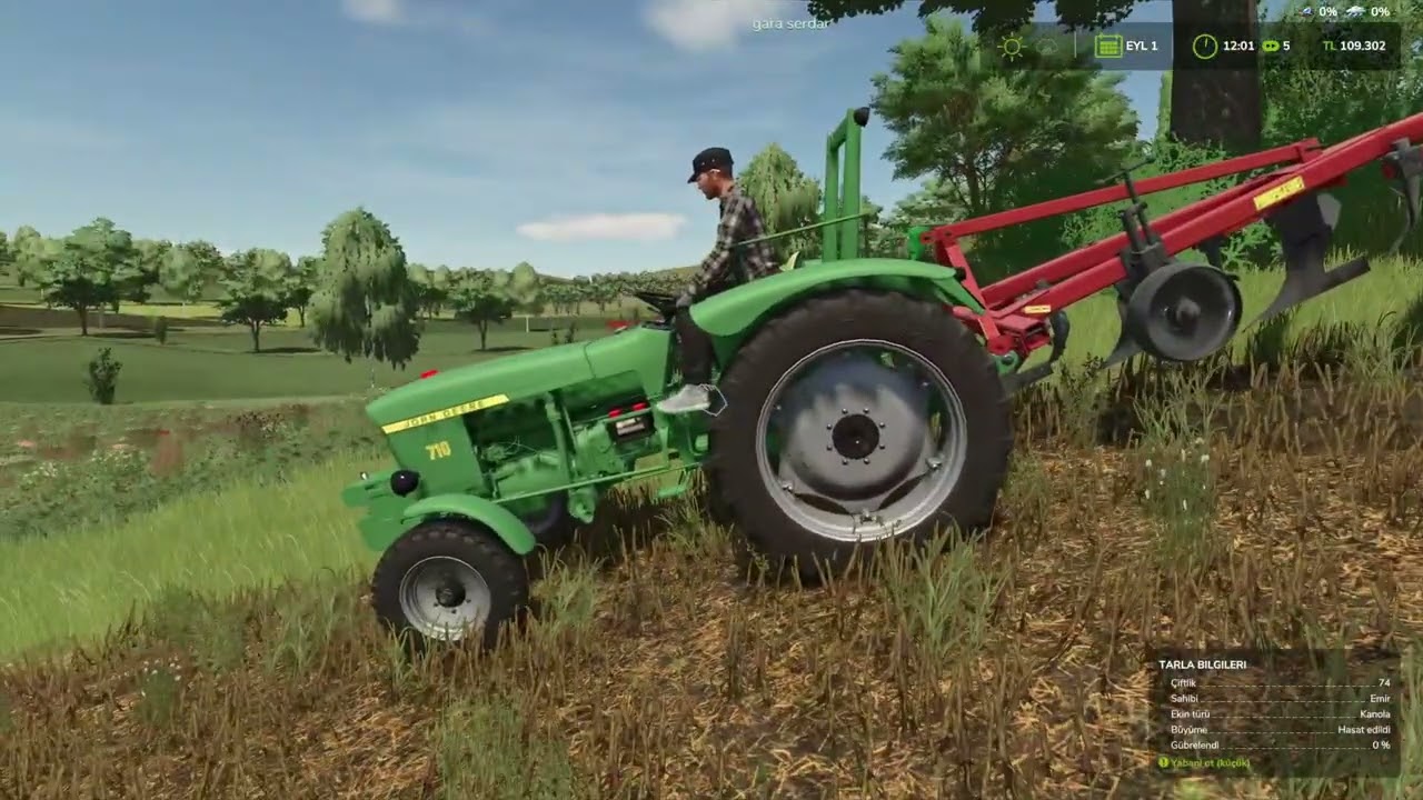 EKİM yaptık tarla sürdük