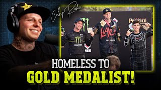 How Colby Raha went from HOMELESS to X Games Gold Medalist!  Gypsy Tales Podcast