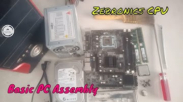 ZEBRONICS CPU ASSEMBLY | CORE2DUO #cpu #computer #desktop #pc #intel #assembly #zebronics #core2duo
