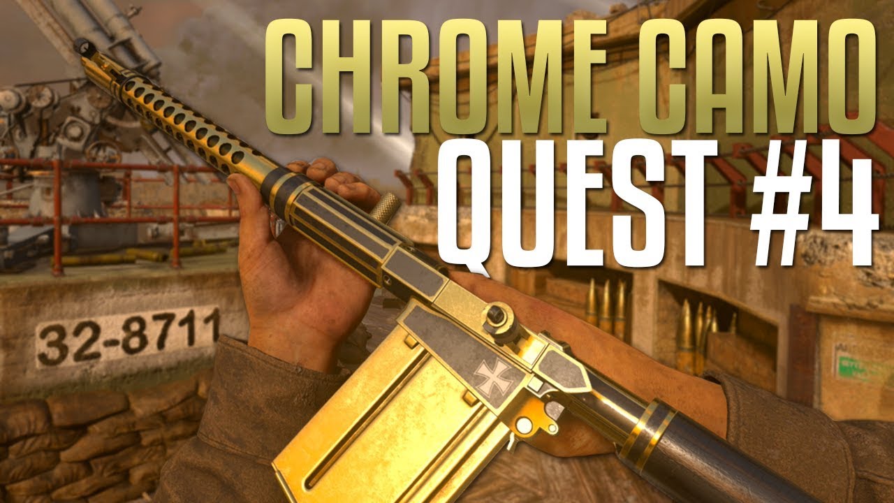 FG42 & BAR: Chrome Camo Quest #4 (Call of Duty: WW2 Gameplay ... - 