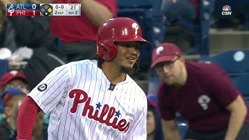 ATL@PHI: Galvis hits RBI single to open the scoring