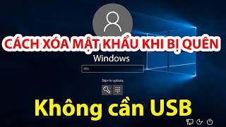 Cách Mở Máy Tính Windows 10/ 11 Bị Quên Mật Khẩu không cần USB. Gọi Zalo O852401180