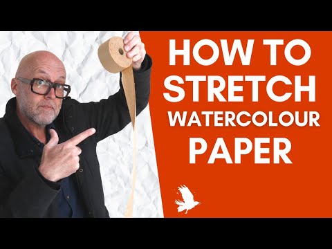 How to Stretch Watercolour Paper - PERFECT EVERY TIME