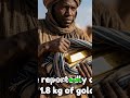 12,000 Servants Each Carrying Gold Bars in Silk