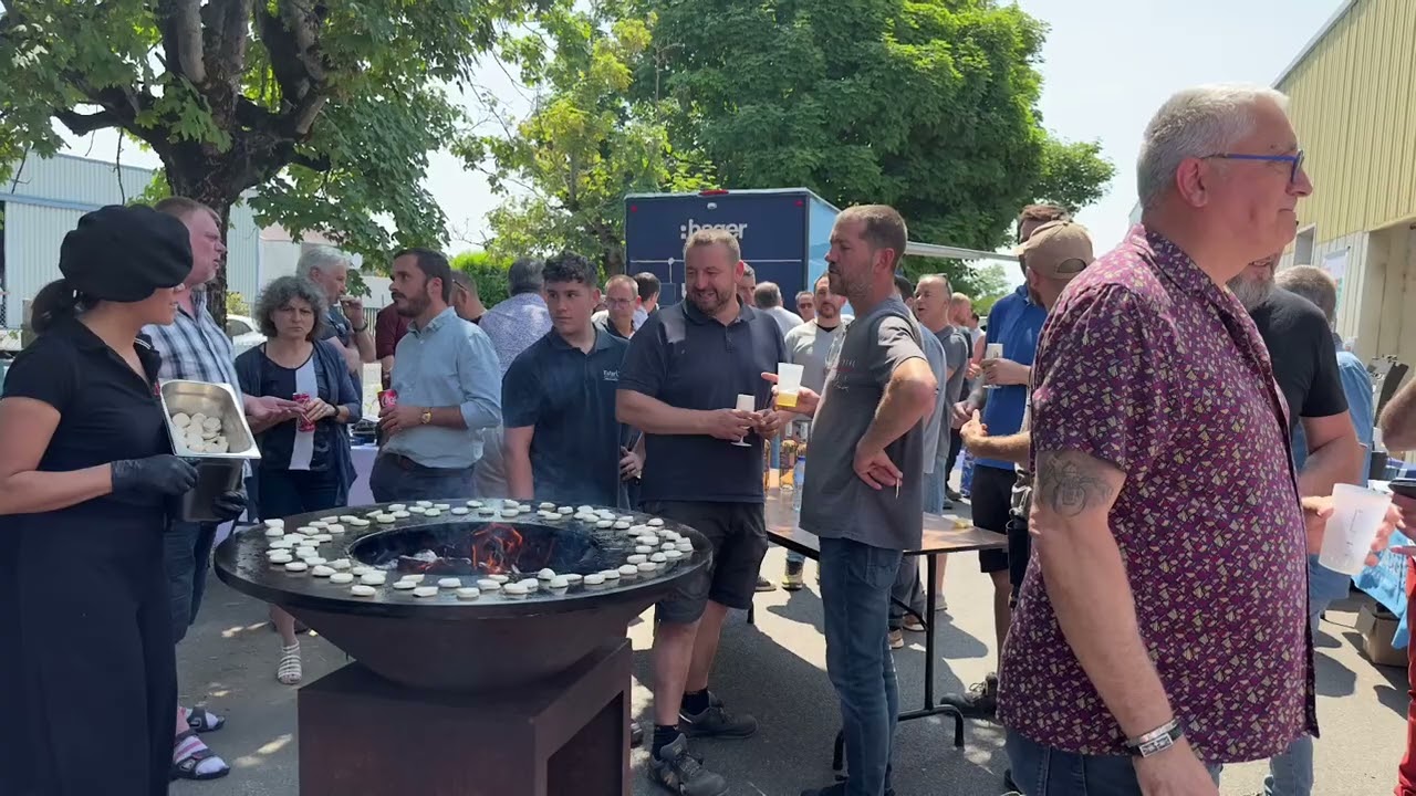 Journée expertise Bourges, Animation brasero chez Sonepar CGED Bourges 2023