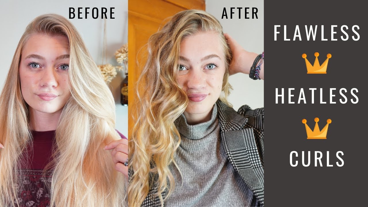 How to get my favorite overnight HEATLESS CURLS! - Scarf curls tutorial |  408beautybygreta - YouTube