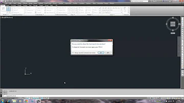 Como ativar a barra de comandos do AutoCAD?