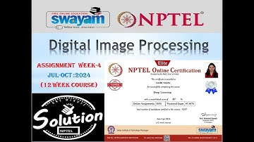 Digital Image Processing week-4 Assignment solution | NPTEL