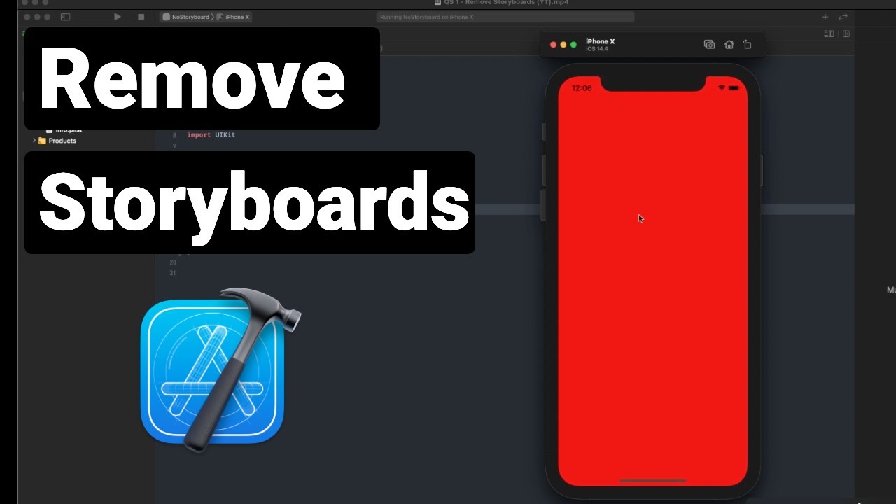 Quick Sessions: #1 | Removing Storyboards in XCode 12 - YouTube