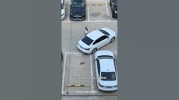 Super simple tutorial on reversing into a parking space #skills #automobile #mechancial #carpart