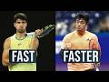 The Only Time Alcaraz Faced A Player FASTER Than Him ● Carlos Alcaraz vs Yibing Wu Shanghai 2024