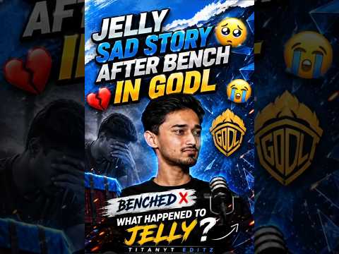 Jellyโs Sad Story After Getting Benched ๐ #bgmi #bgms #esports #godl #jonathan