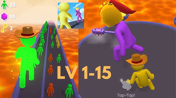 Giant Rush | Gameplay Walkthrough Level 1-15 (Android/IOS Gameplay)