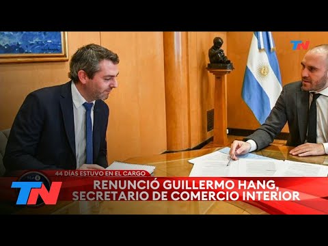 Guillermo Hang renuncia a la Secretaría de Comercio