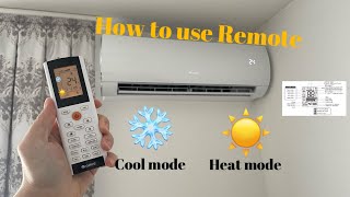 How to use GREE AC Remote Control 2024