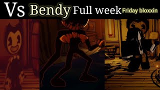 Indie cross but in Roblox Map(Vs Bendy full week) Friday night bloxxin