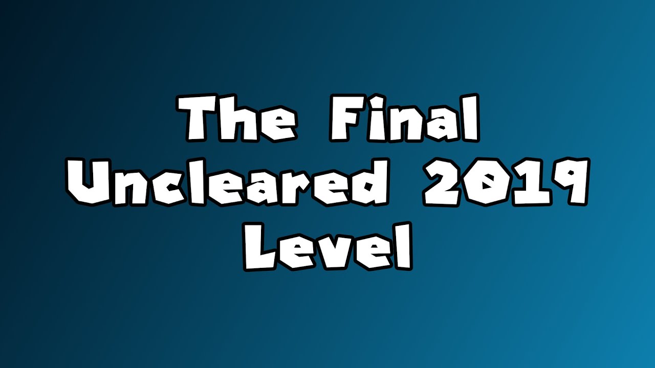 The Final 2019 Level in Super Mario Maker 2 [Clear Video]