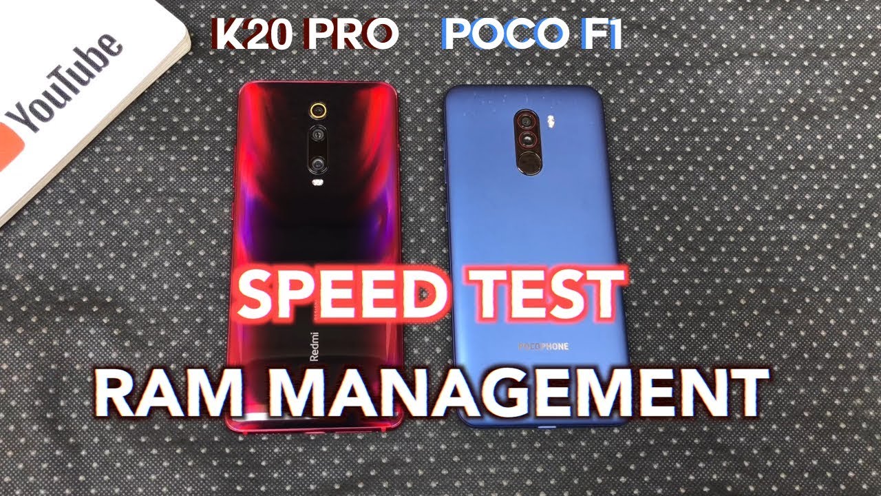 Update Xiaomi Mi 9T Pro (Redmi K20 Pro) vs Pocophone F1 Speed test Ram Management Comparison Review