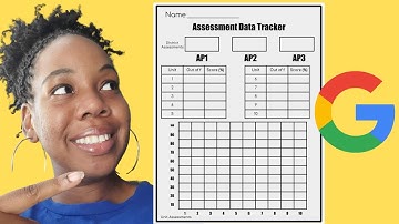 Student Data Tracker | Google Slides | Elementary Math Resources