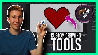 Custom DRAWING TOOLS in FUSION! - DaVinci Resolve Vector Art Hack!