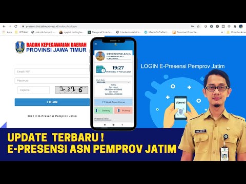Update Terbaru ! E-Presensi (Berbasis Mobile dan Web) Bagi ASN Wilayah Kerja Provinsi Jawa Timur