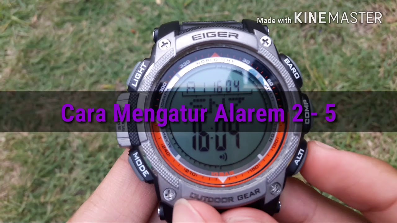 Cara Mengatur Alarem Jam Tangan Eiger Mercury