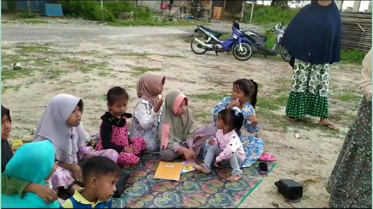 Lesgame bersama Pak Babinsa&istri di Manggeng