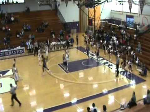 Scranton Men's Basketball Highlights vs. Moravian, D3, 2011.wmv