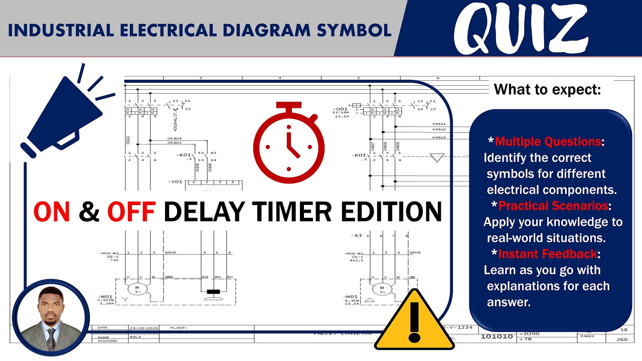 Symbol Timer Off Graph INDUSTRIAL ELECTRICAL SYMBOLS QUIZ: