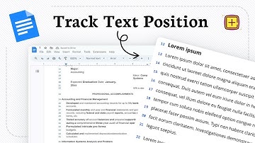 How to add line numbering in google docs (Text Tracker)