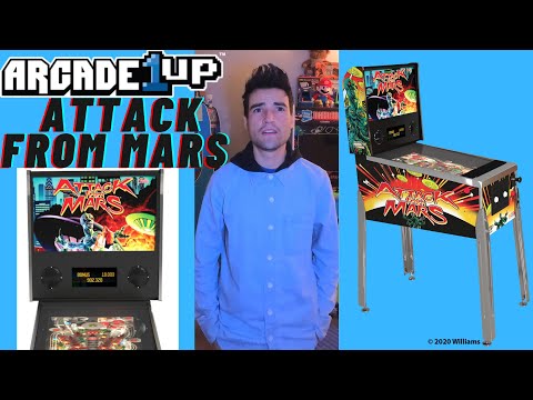 ARCADE1UP ATTACK FROM MARS PINBALL NOW AVAILABLE from Brick Rod