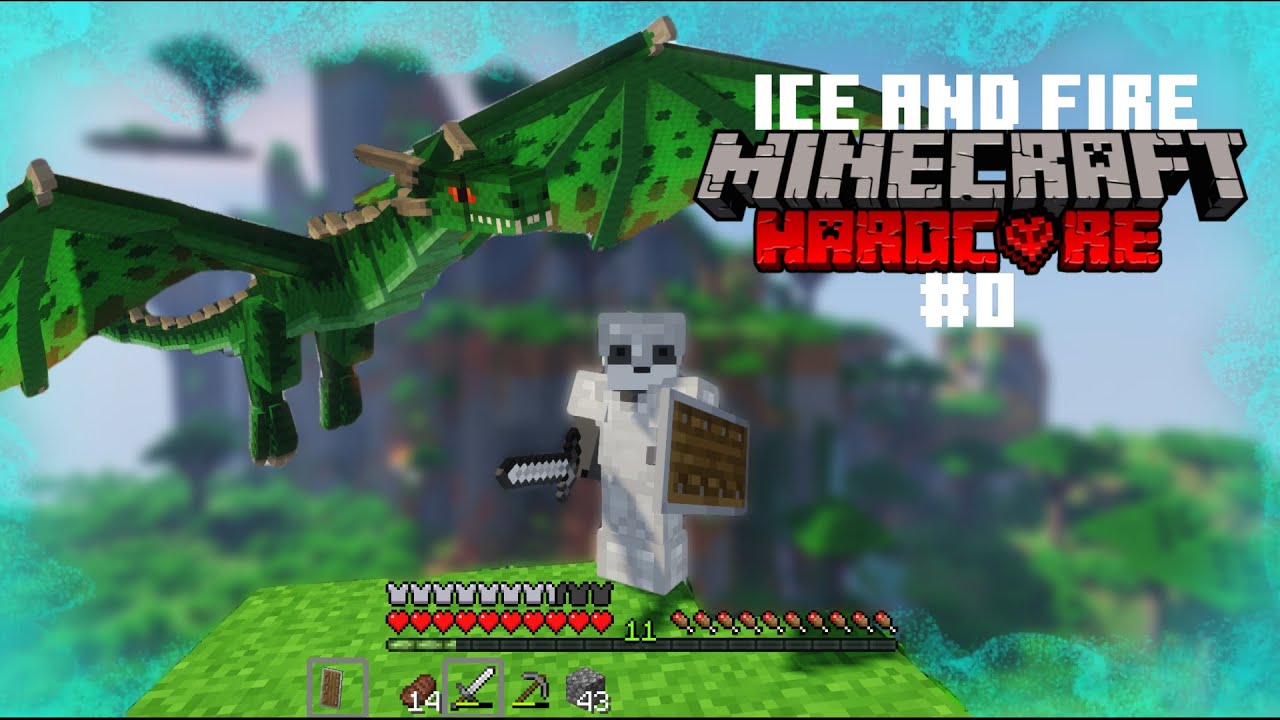 Ice And Fire Dragons In Minecraft Hardcore Iaf 0 Youtube