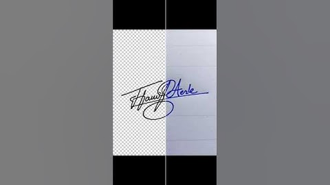 Make Your Digital Signature in Photoshop #shorts