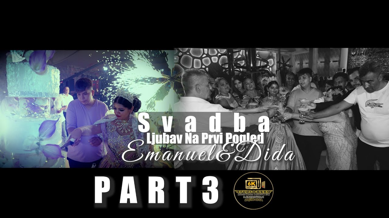 SVADBA LJUBAV NA PRVI POGLED EMANUEL&DIDA 16.08.2025 PART3 RESTORAN STUDIO BEKO 6K LESKOVAC