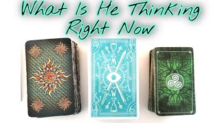 🌺WHAT IS HE THINKING RIGHT NOW 🌺PICK A CARD TAROT READING🌺