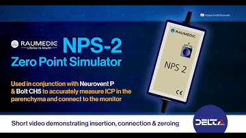 Raumedic NPS2 Zero Point Simulator, Neurovent P Catheter Insertion and Connection 2022
