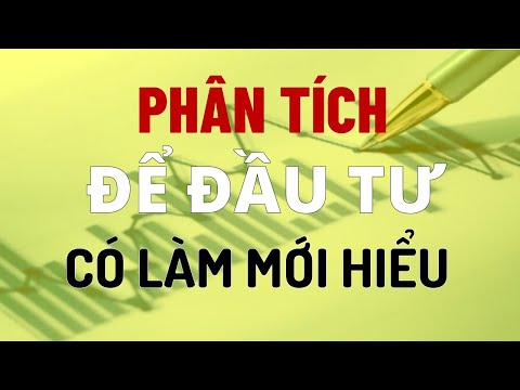 Video Cách tổ chức dữ liệu để phân tích đầu tư chứng khoán - youtube