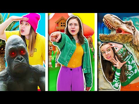 ЭКСТРЕМАЛЬНЫЕ ПРЯТКИ в Парке Развлечений 24 ЧАСА Челлендж! Последний получит 10 000$ !