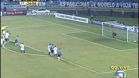 30/05/2007 - SEMI - Libertadores - GRÊMIO 2 X 0 Santos