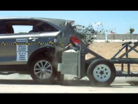 Rear Crash Tests | 50 mph | (Three Row SUVs) - YouTube