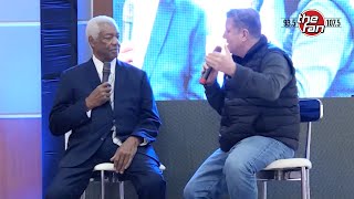 JMV Interviews Oscar Robertson During 2024 NBA All-Star Weekend In Indianapolis