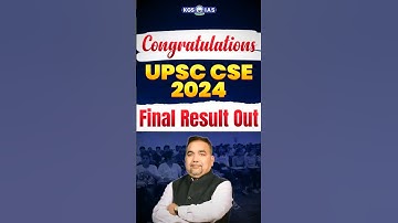 Congratulations UPSC CSE 2024 Final Result Out🔥😍#upsc #upsc2024result #upscfinalresults #kgsiashindi