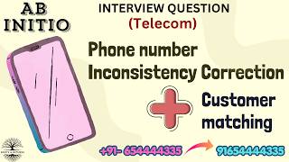 Telecom 2026 Phone number Format Change & Match - Abinitio Qs Solved!