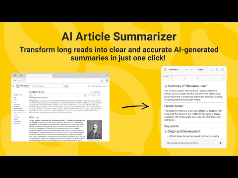 AI Article Summarizer - Lemonify video preview 2