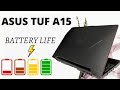 ASUS TUF A15 - BATTERY TEST - 60 VS 144 Hz Comparison