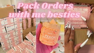 WE ARE RELAUNCHING+PACK ORDERS WITH ME 📦 Life of a entrepreneur
